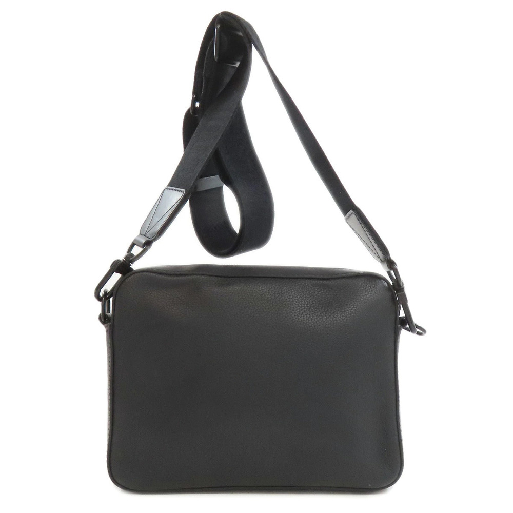 Louis Vuitton Messenger Shoulder Fastline Bag Leather Black